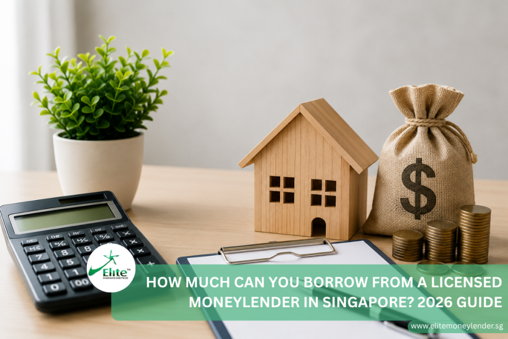 How much can you borrow from a licensed moneylender in Singapore based on income, residency status and legal borrowing limits.