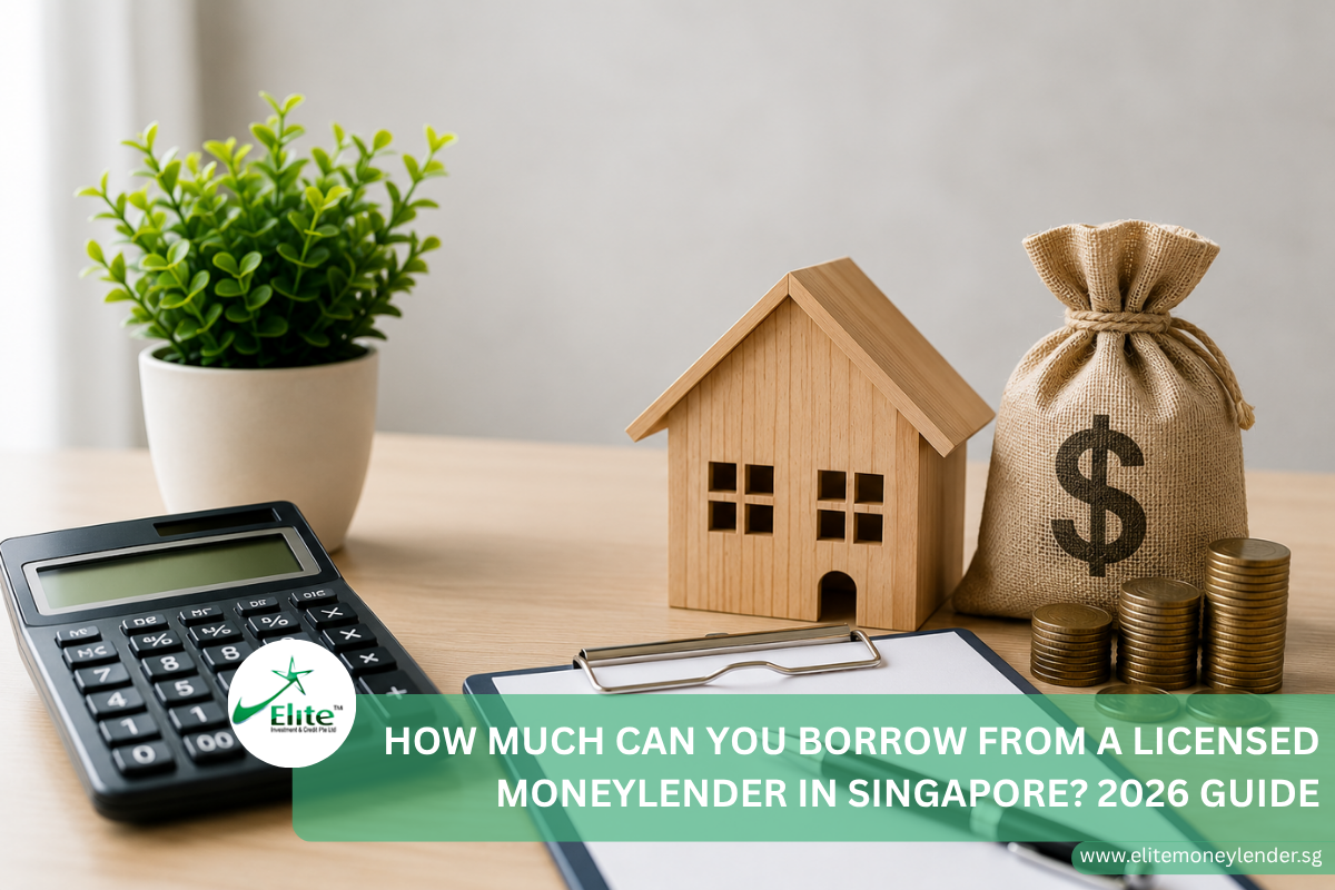 How much can you borrow from a licensed moneylender in Singapore based on income, residency status and legal borrowing limits.